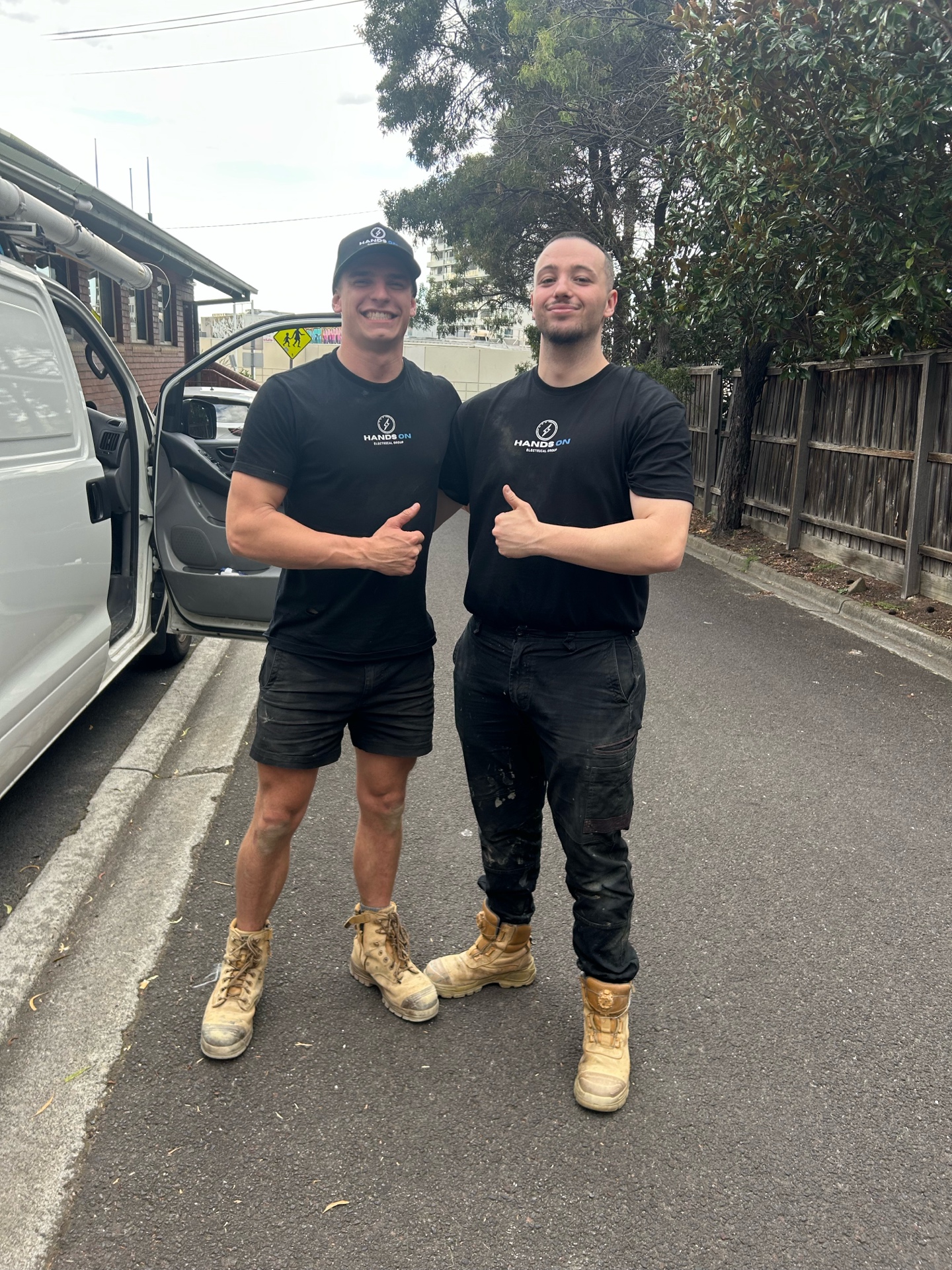 Beau and Daniel — Hands On Electrical Group team